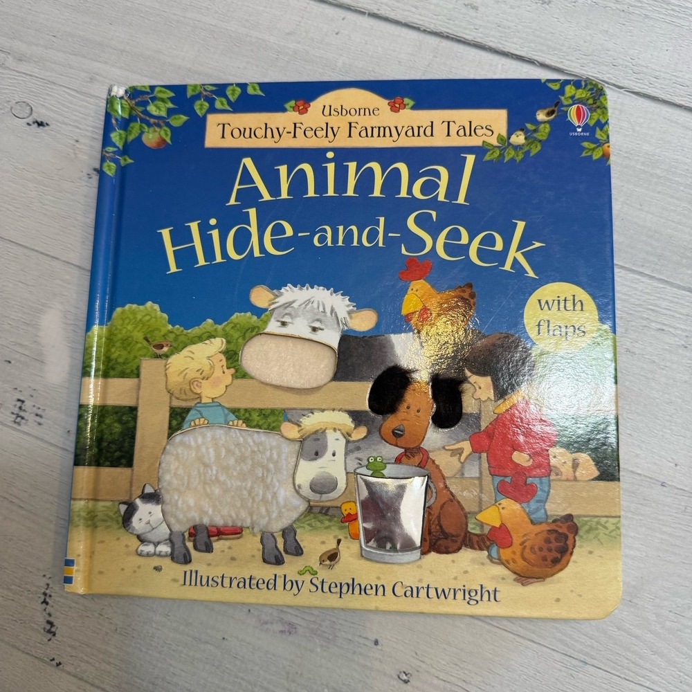 Usborne Paper Pie Animal hide and seek lift‎ the flap book